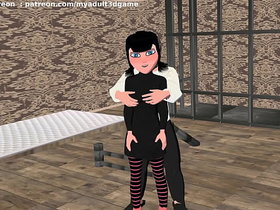 hotel transylvania mavis kidnapped and get electric torture and spanking on ass